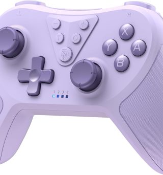 EasySMX T37 Switch Controller, Wireless Switch Pro Controller for Switch/Switch Lite/Switch OLED, Wireless Remote Gamepad with Joystick, Adjustable Dual Turbo Vibration, Ergonomic Non-Slip