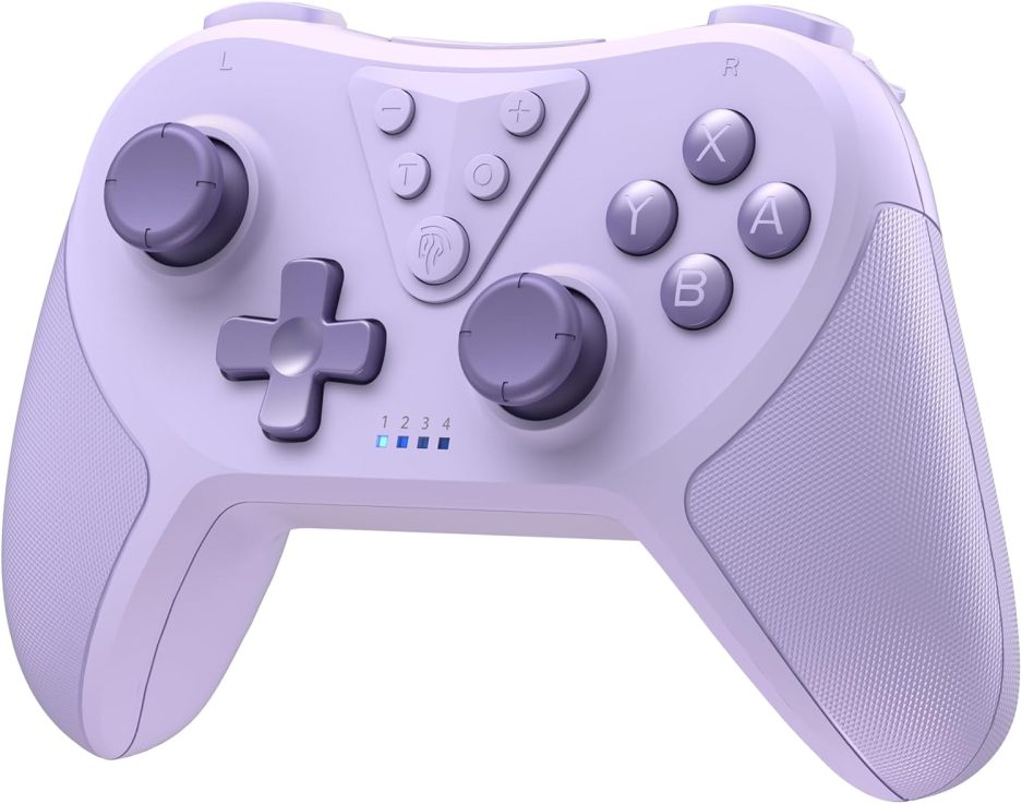 EasySMX T37 Switch Controller, Wireless Switch Pro Controller for Switch/Switch Lite/Switch OLED, Wireless Remote Gamepad with Joystick, Adjustable Dual Turbo Vibration, Ergonomic Non-Slip