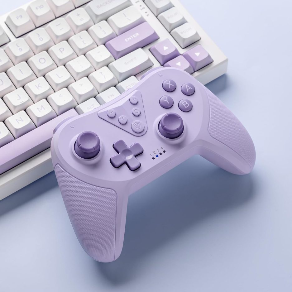 EasySMX T37 Switch Controller, Wireless Switch Pro Controller for Switch/Switch Lite/Switch OLED, Wireless Remote Gamepad with Joystick, Adjustable Dual Turbo Vibration, Ergonomic Non-Slip - Image 8
